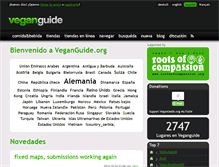 Tablet Screenshot of es.veganguide.org