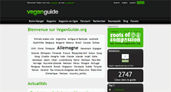 Desktop Screenshot of fr.veganguide.org