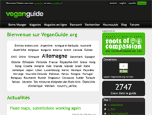 Tablet Screenshot of fr.veganguide.org