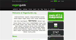 Desktop Screenshot of en.veganguide.org